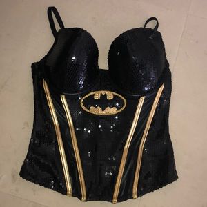 Batman Sequin Corset
